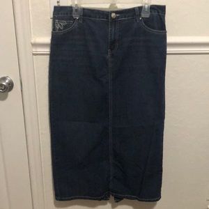 Long denim skirt-Cato brand size 12